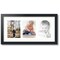 ArtToFrames Collage Photo Picture Frame with 3 - 6x8 inch Openings, Framed in Black with Over 62 Mat Color Options and Plexi Glass (CSM-3926-782)